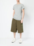 side logo patch shorts