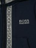 logo stripe hoodie