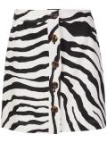 zebra print skirt