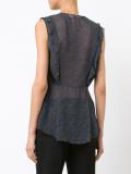 v-neck blouse