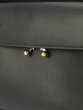 double compartment shoulder bag
