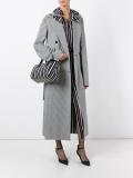 long double breasted robe coat