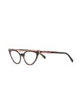cat eye frame glasses
