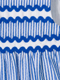 striped shift dress