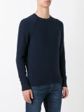 ribbed trim sweatshirt 