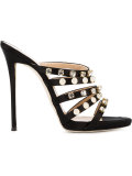 embellished multi-strap sandals