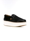 'Coconut' platform slip-ons