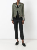 military stand-up collar jacket
