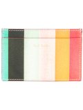 striped cardholder