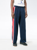 stripe track pants
