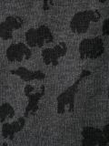 animal intarsia vest 