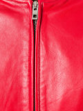 panelled biker jacket
