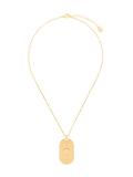 Medusa plaque necklace