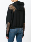 lace panels hoody
