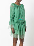 lace trim beach dress