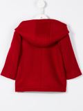 check detail duffle coat