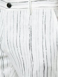 woven linen trousers