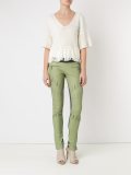 v-neck knit blouse