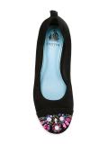 rounded block heel pumps