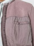 zipped bomber jacket
