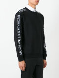 roman numeral branded sweatshirt