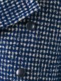 houndstooth belted coat