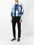 heavily bleached denim jacket