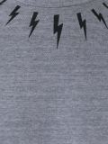 lightning bolt print T-shirt