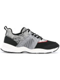 contrast panel sneakers 