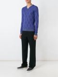 argyle pattern sweater