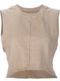 cropped vest