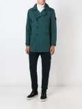 short buttoned up coat