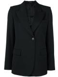 peaked lapel blazer