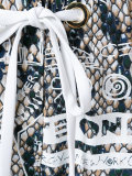 printed drawstring trousers