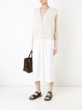 contrast detail dress