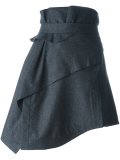 asymmetric high-waisted skirt