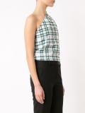 one shoulder knot blouse