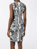 printed fitted dress