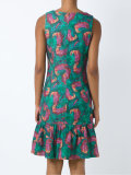 abstract print sleeveless dress
