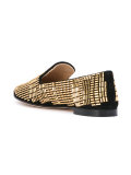 stud embellished loafers 