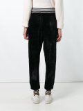 tapered regular length trousers