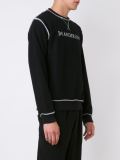exposed seam sweatshirt
