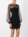 lace panel dress