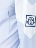 contrast diagonal band shirt 