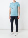 triangle print T-shirt