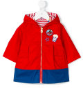 double hooded rain jacket 