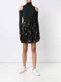 floral print pleated skirt
