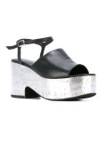 high shine sandals 