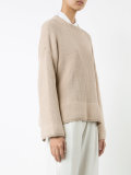 ribbed detail jumper 