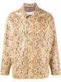 python skin print oversized jacket